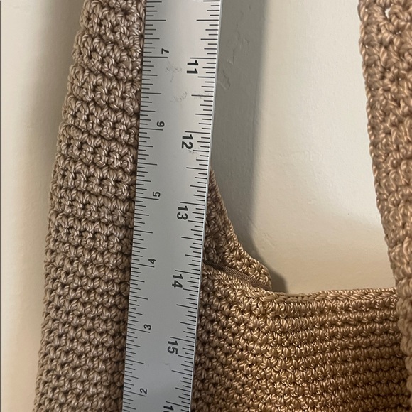 Sak Crochet Woven Shoulder Bag Brown/Beige, Medium New Without Tags - Picture 10 of 10